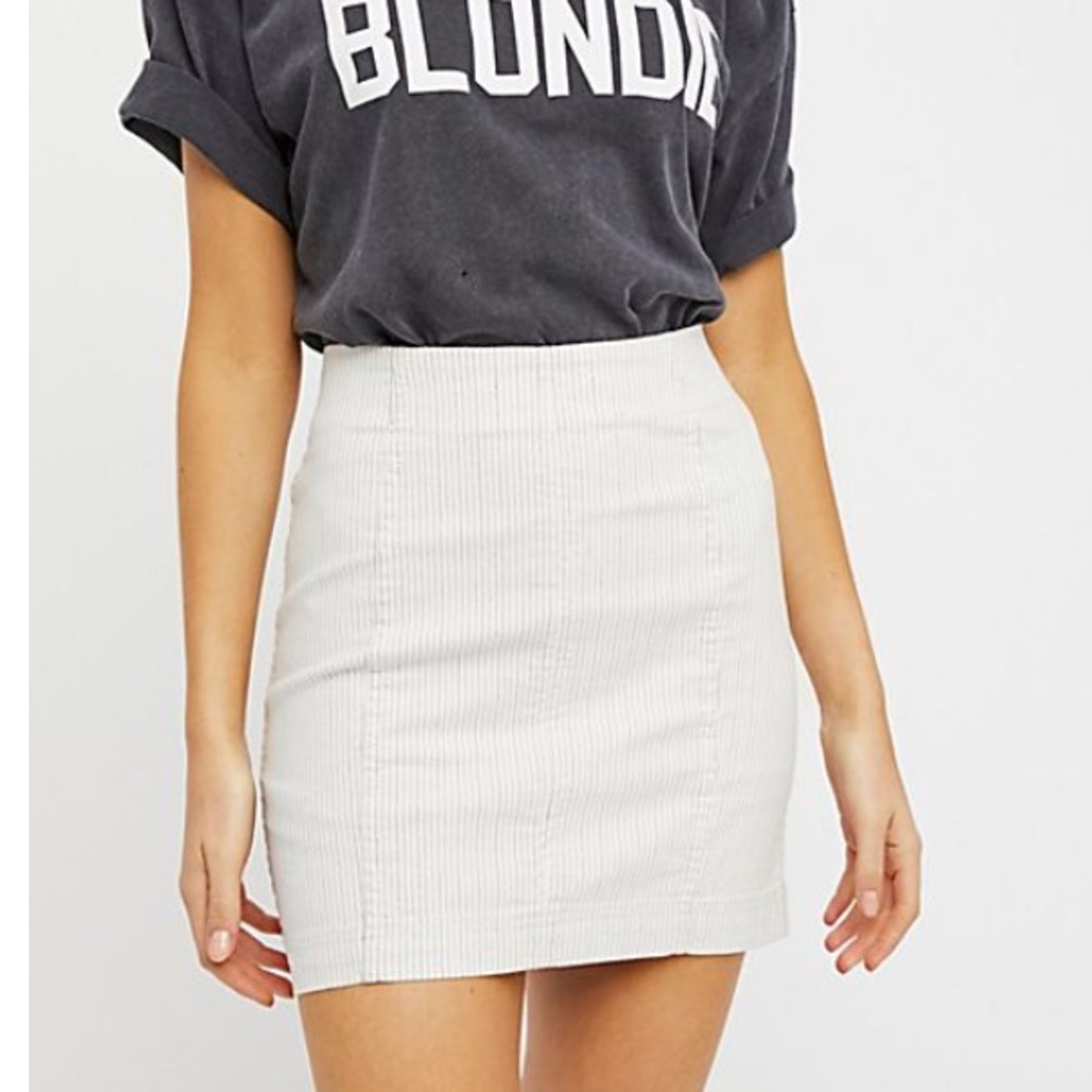 free people modern femme mini skirt